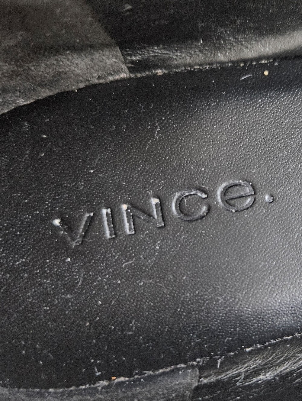 Vince Black Square-Toe Leather Ballet Flats - Picture 6 of 7